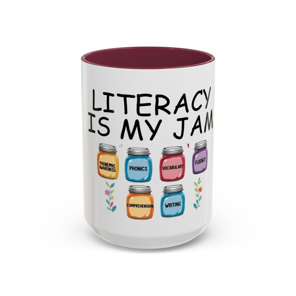 Literacy is My Jam - Colorful Mugs (11oz, 15oz) - Image 41