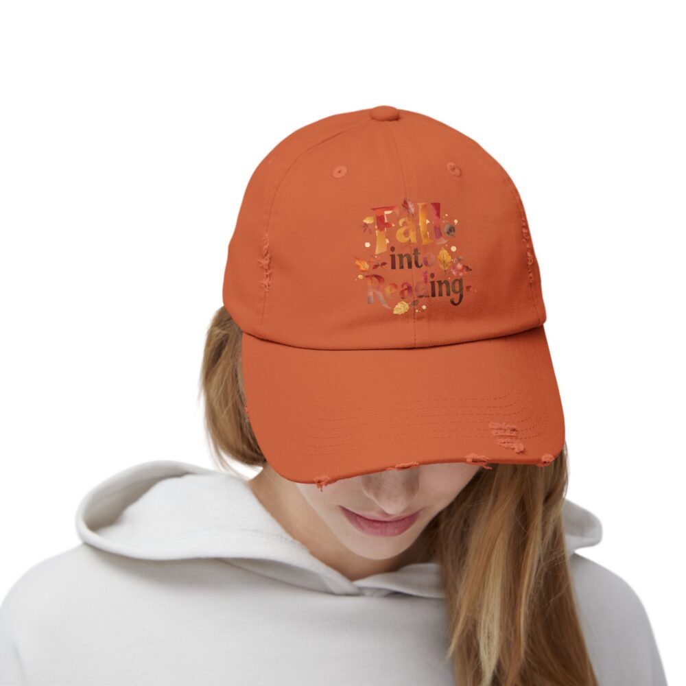 Fall Into Reading-Unisex Adjustable Baseball Cap - Image 12