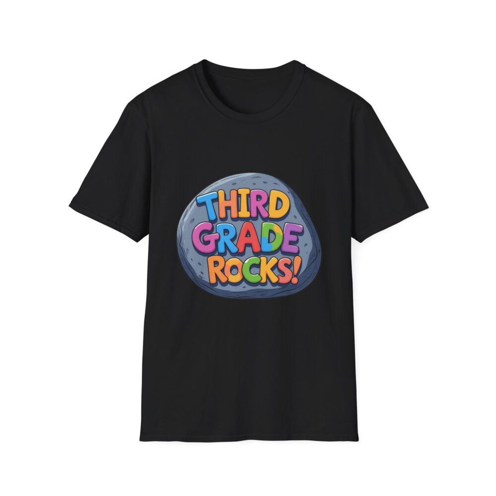 Third Grade Rocks - Unisex Soft style T-Shirt - Image 5