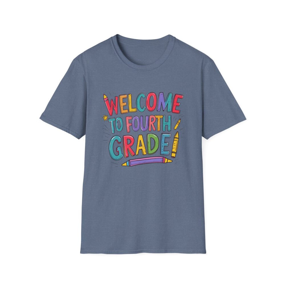 Welcome to Fourth Grade - Unisex Soft style T-Shirt - Image 37