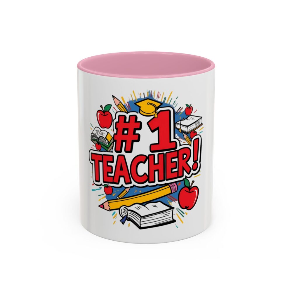 #1 Teacher - Colorful Mugs (11oz, 15oz) - Image 21