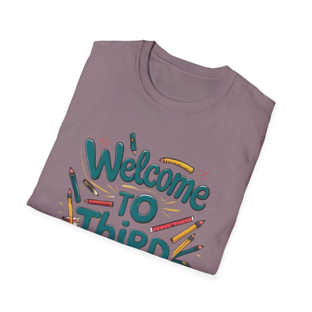 Welcome to Third Grade - Unisex Soft style T-Shirt - Image 48
