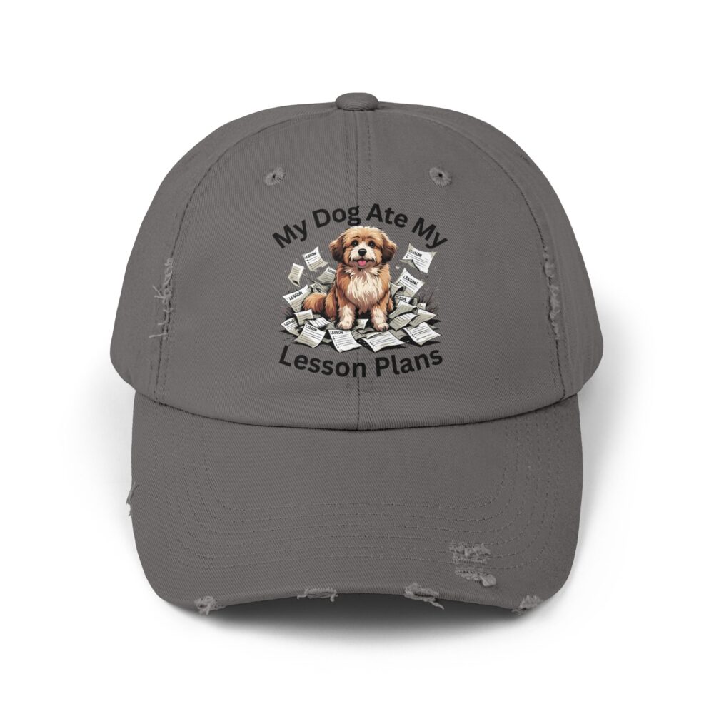 My Dog Ate My Lesson Plans, Unisex Adjustable Baseball Cap - Image 17