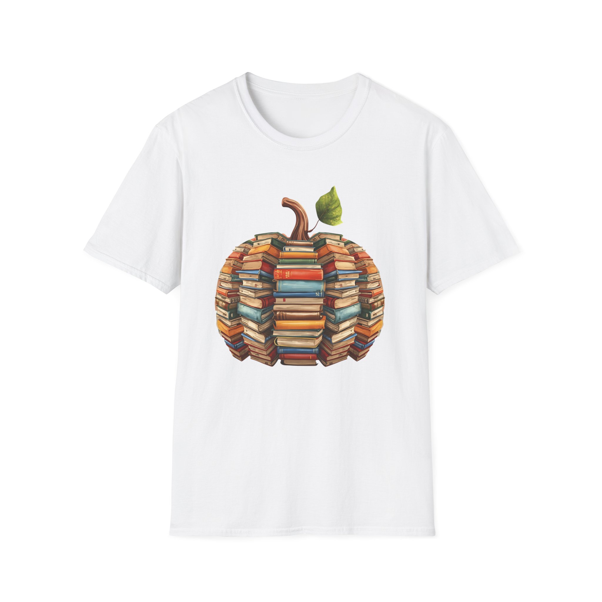 Pumpkin-Unisex Soft style T-Shirt - Image 5
