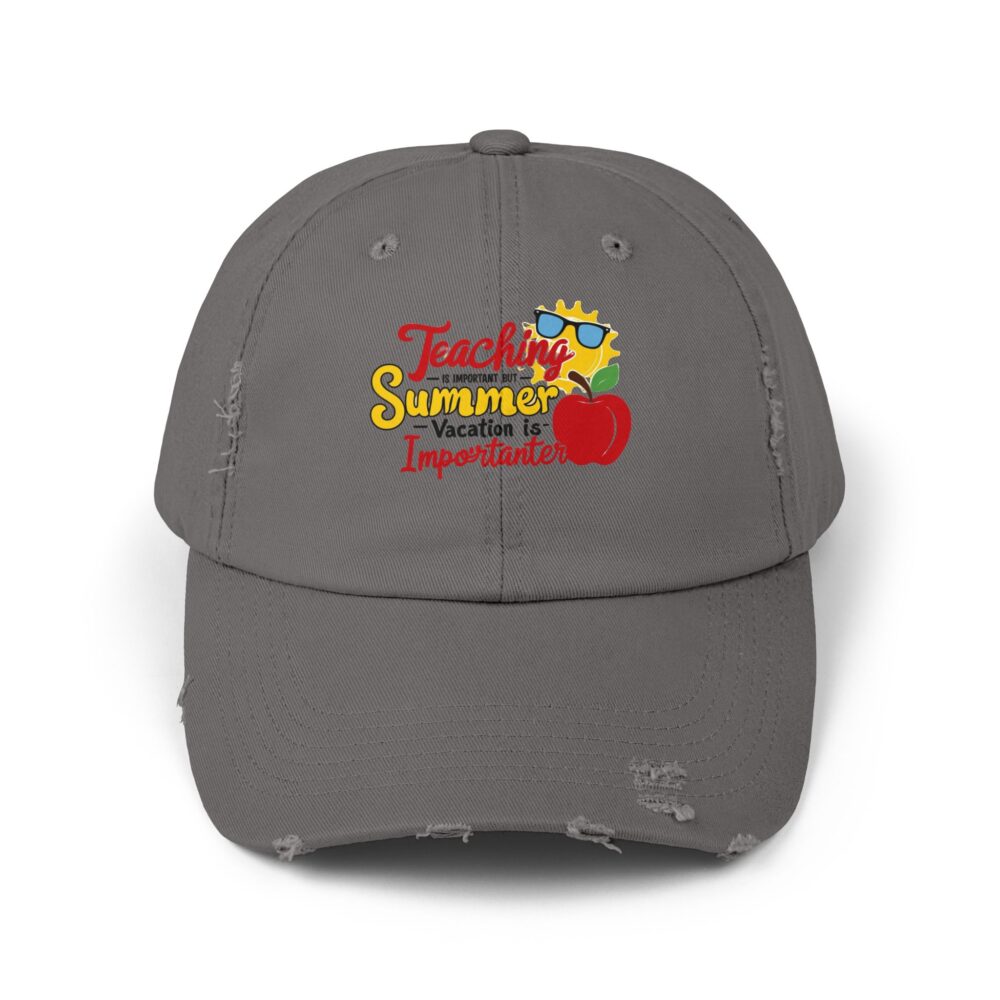 Teaching is Important But Summer is Importanter -Unisex Adjustable Baseball Cap - Image 17