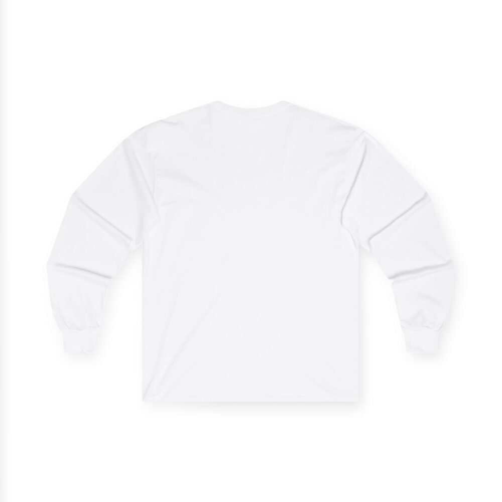Dinosaurs Didn't Read, and Now They are Extinct (B&W) - Unisex Long Sleeve Tee - Image 2