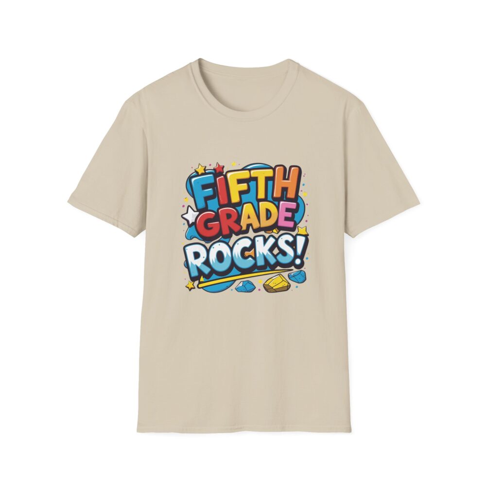 Fifth Grade Rocks - Unisex Soft style T-Shirt - Image 9