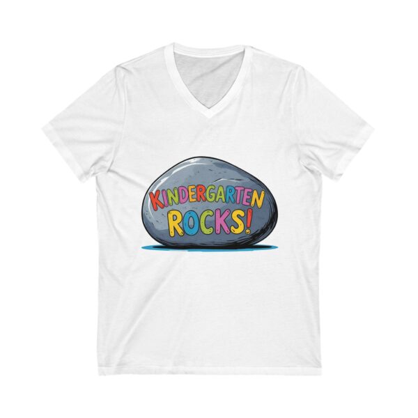 Kindergarten Rocks - Unisex V-Neck Tee