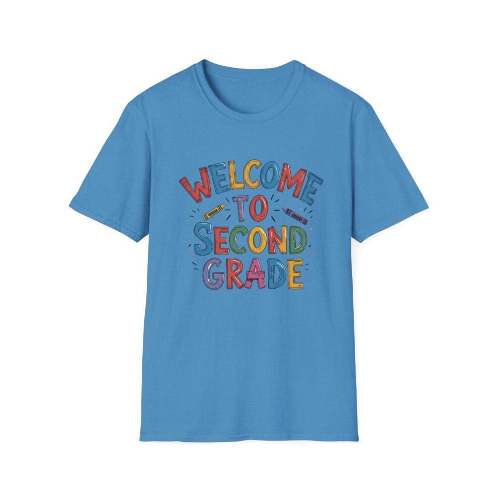 Welcome to Second Grade - Unisex Soft style T-Shirt - Image 21
