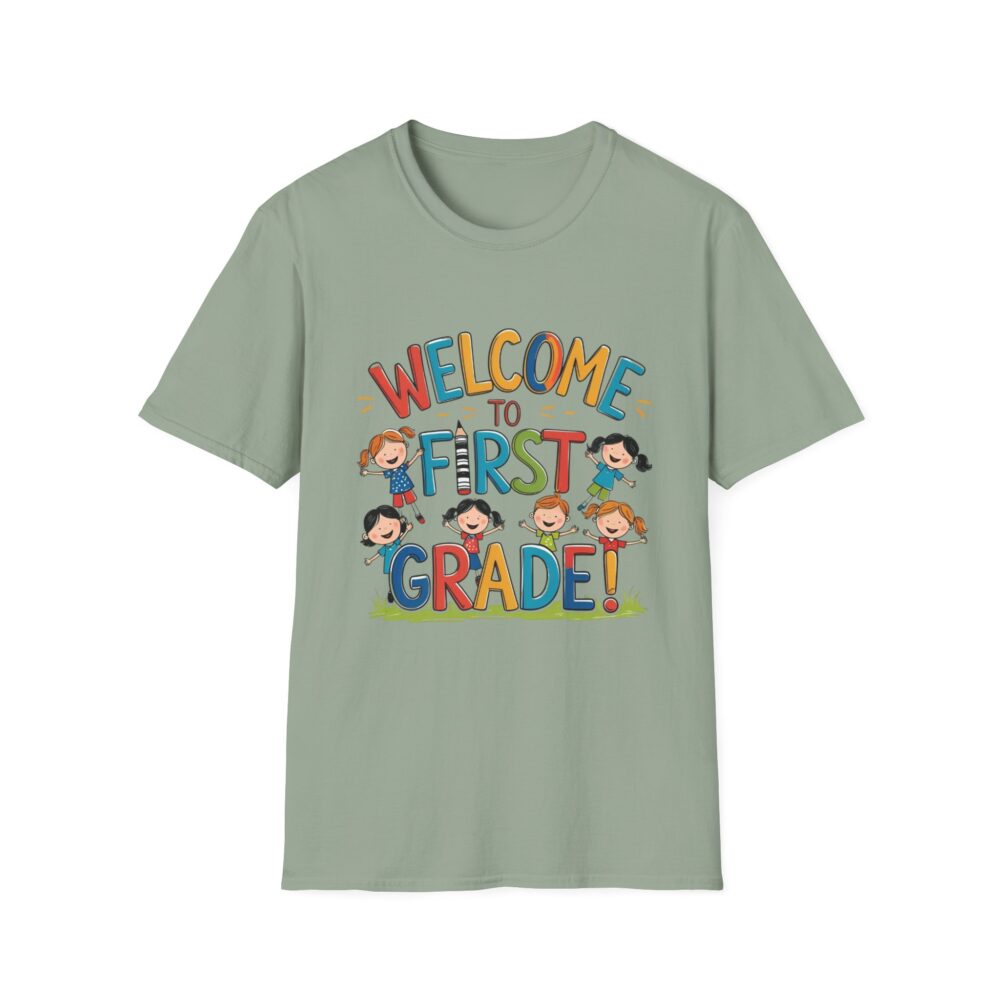 Welcome to First Grade - Unisex Soft style T-Shirt - Image 17
