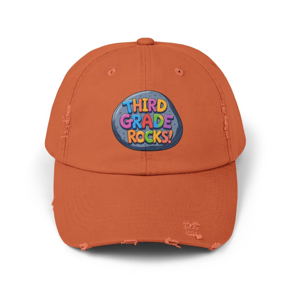 Third Grade Rocks, Unisex Adjustable Baseball Cap - Image 9