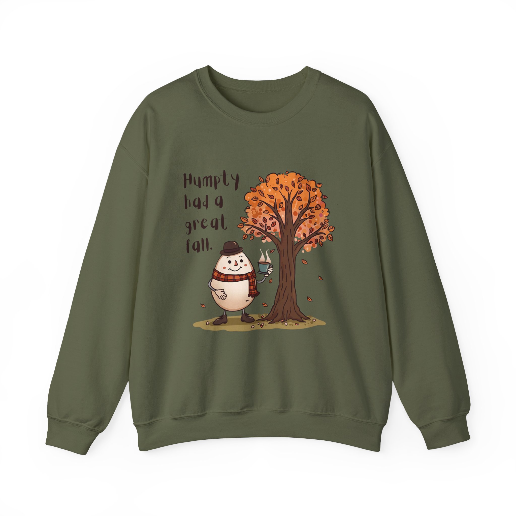 Humpty had a great Fall-Crewneck Sweatshirt - Image 33