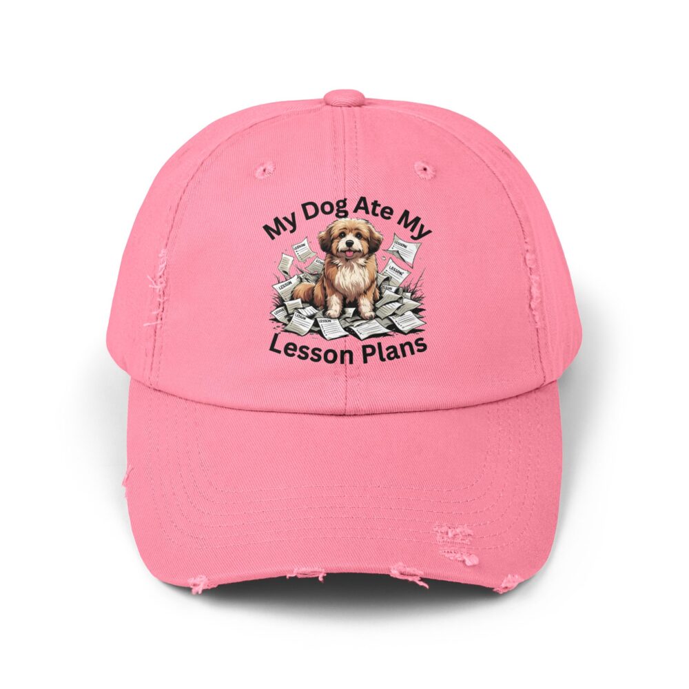My Dog Ate My Lesson Plans, Unisex Adjustable Baseball Cap - Image 21