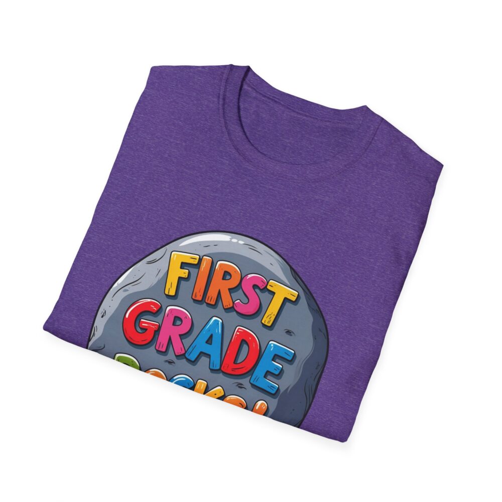 First Grade Rocks - Unisex Soft style T-Shirt - Image 44