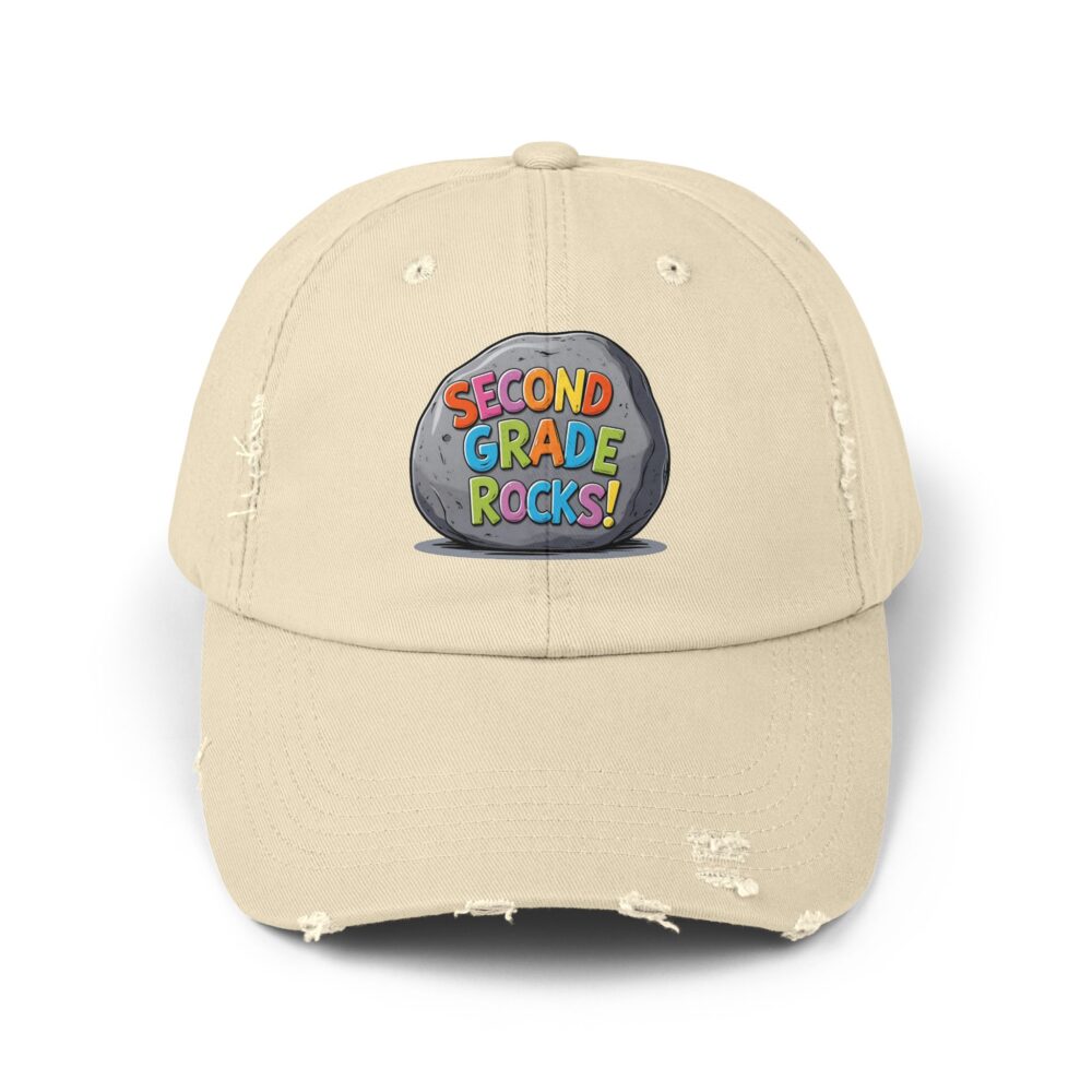 Second Grade Rocks, Unisex Adjustable Baseball Cap - Image 5