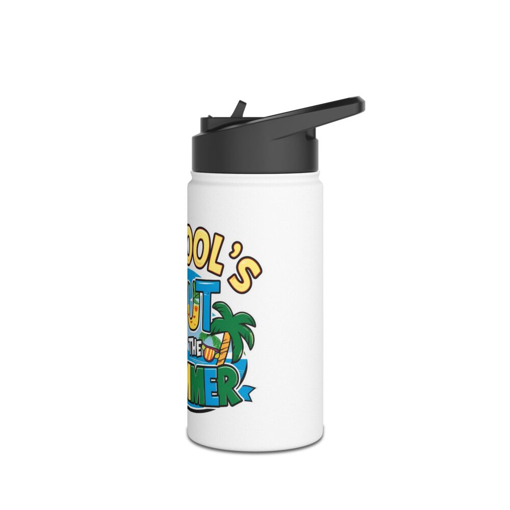 School's Out for the Summer - Stainless Steel Water Bottle - Image 4