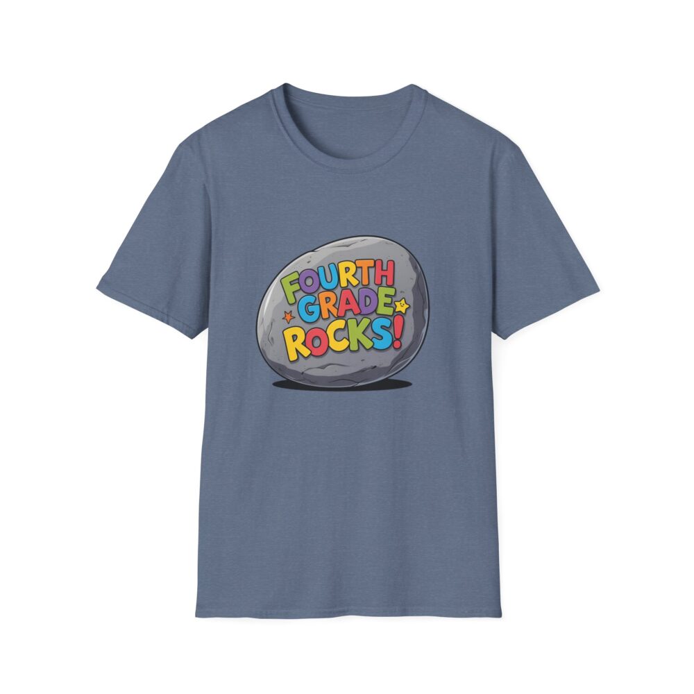 Fourth Grade Rocks - Unisex Soft style T-Shirt - Image 37