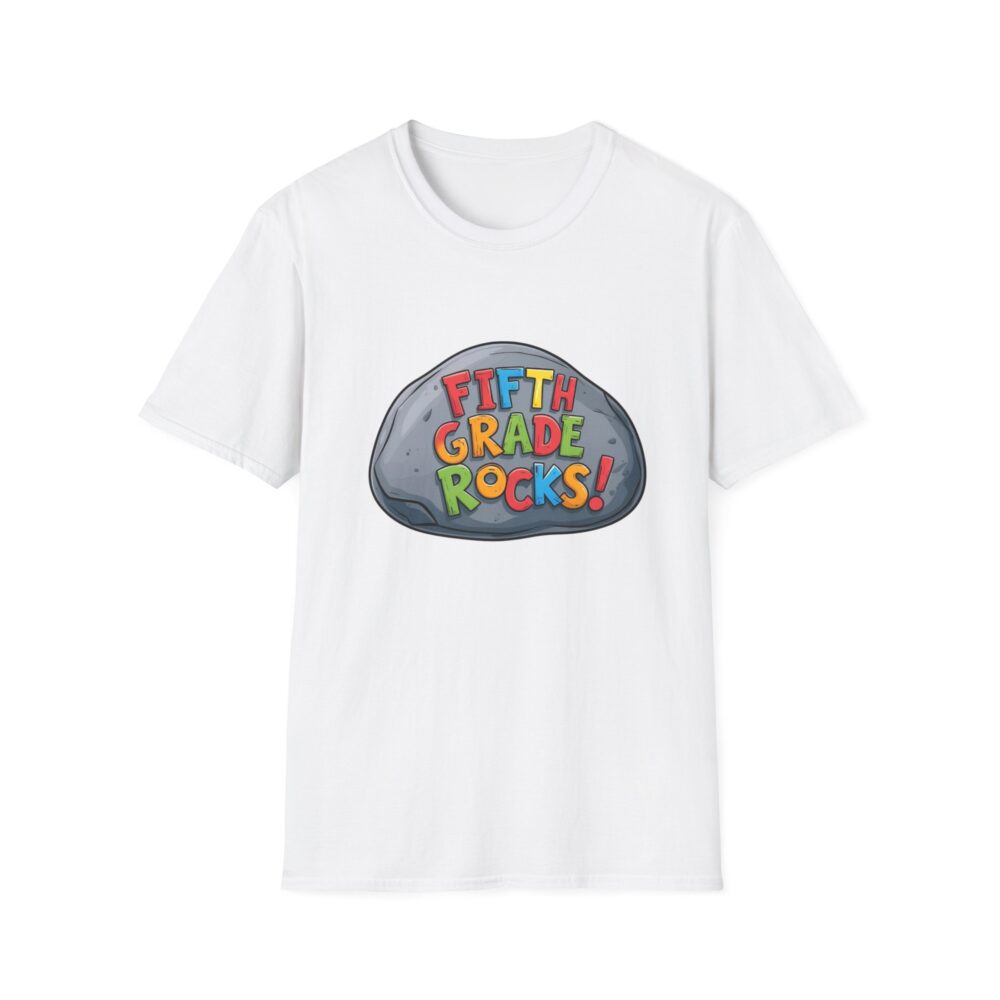 Fifth Grade Rocks - Unisex Soft style T-Shirt