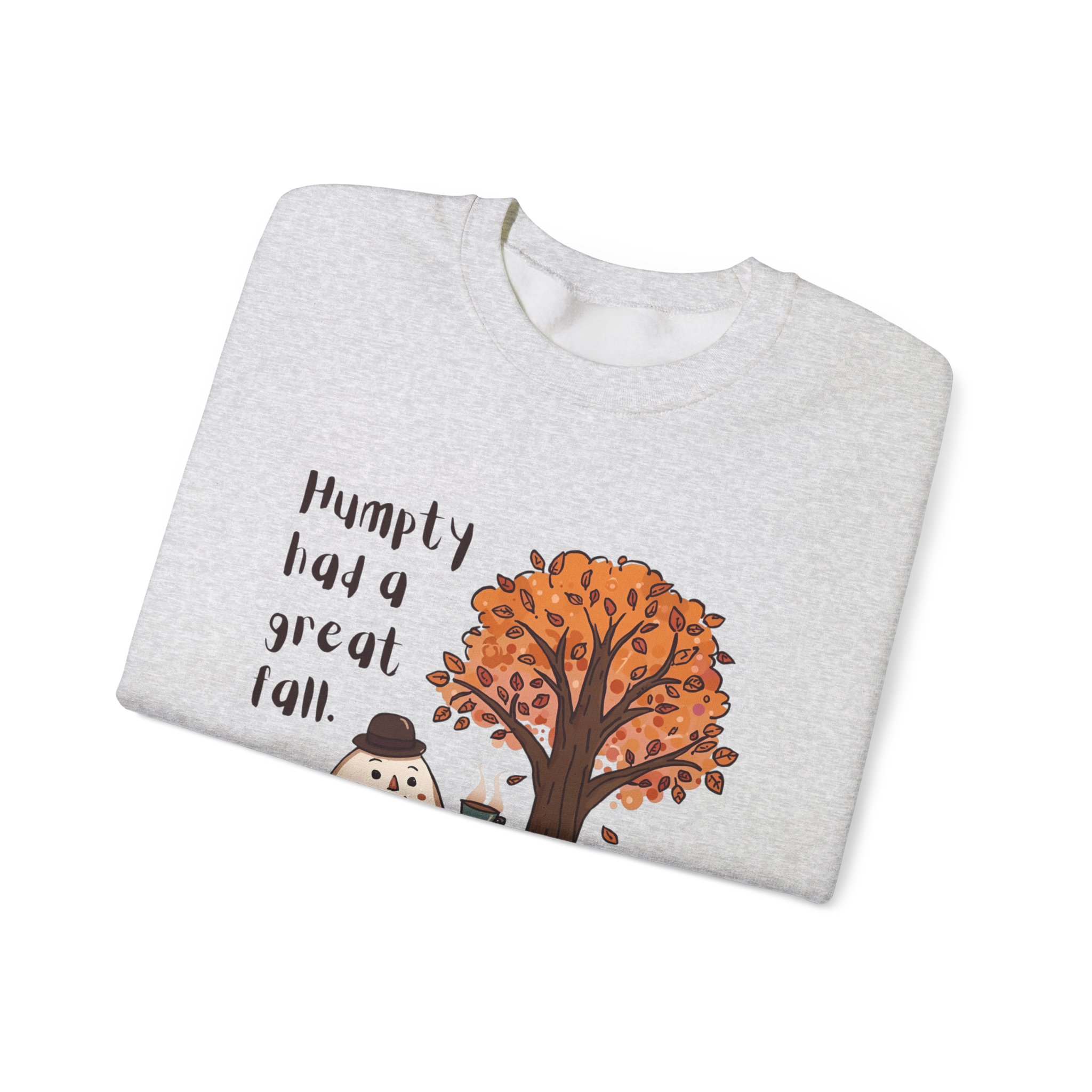 Humpty had a great Fall-Crewneck Sweatshirt - Image 7