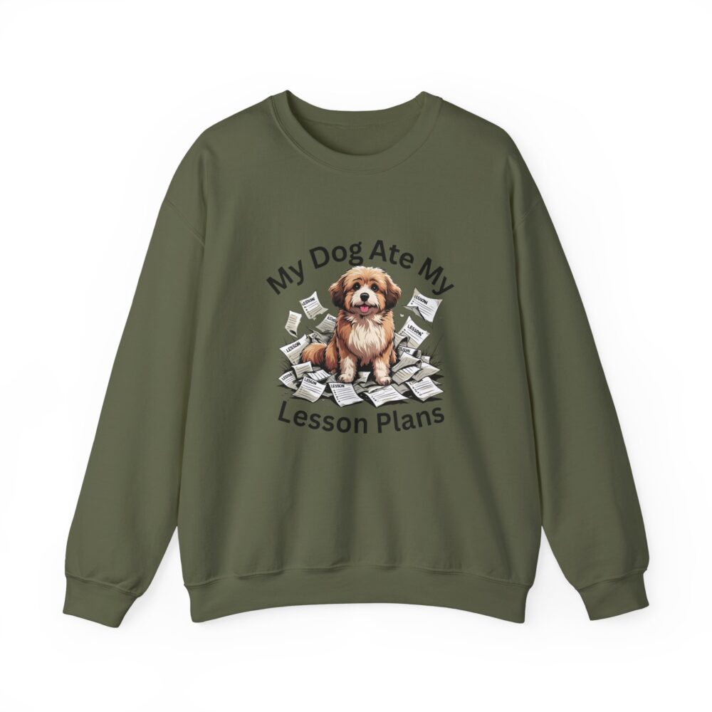 My Dog Ate My Lesson Plans -  Crewneck Sweatshirt - Image 21