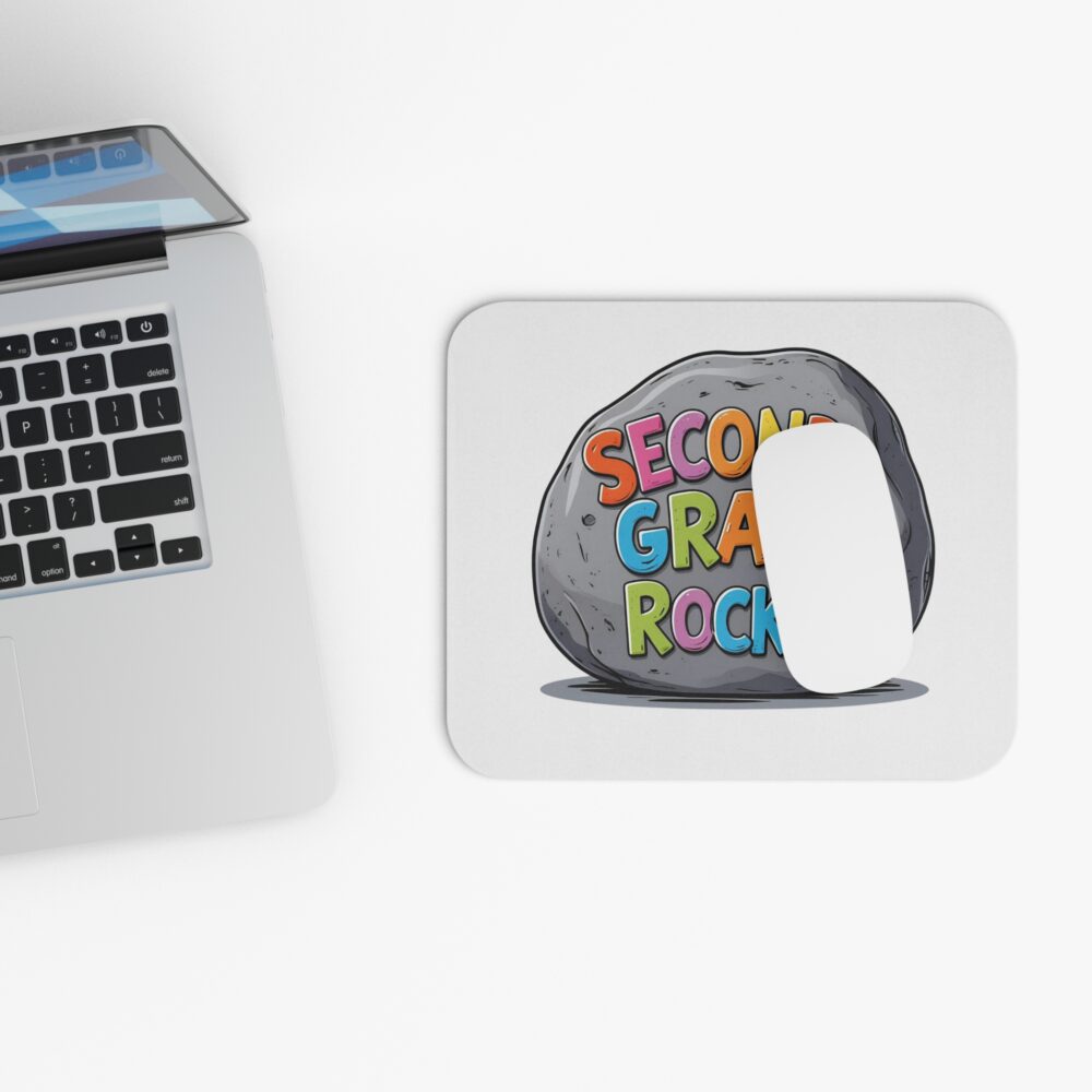 Second Grade Rocks - Mouse Pad - Image 4