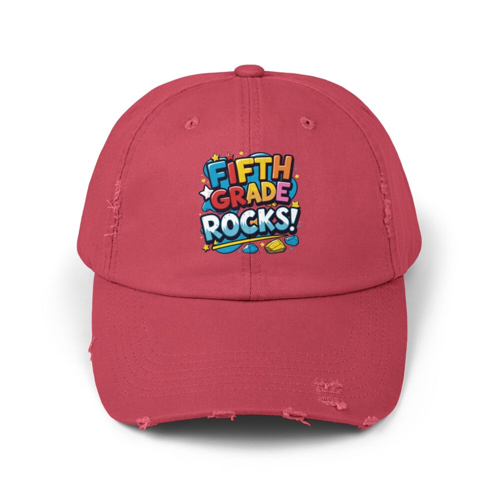 Fifth Grade Rocks, Unisex Adjustable Baseball Cap - Image 29