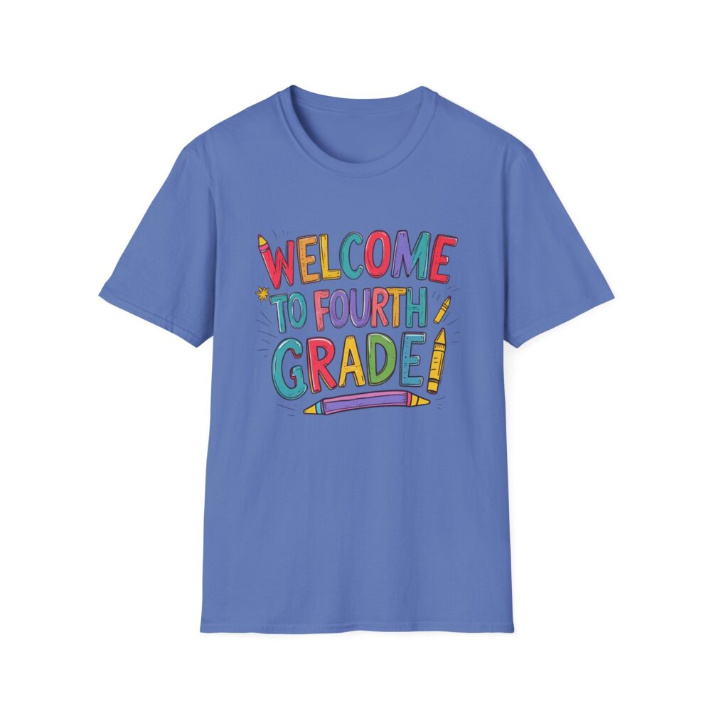 Welcome to Fourth Grade - Unisex Soft style T-Shirt - Image 29