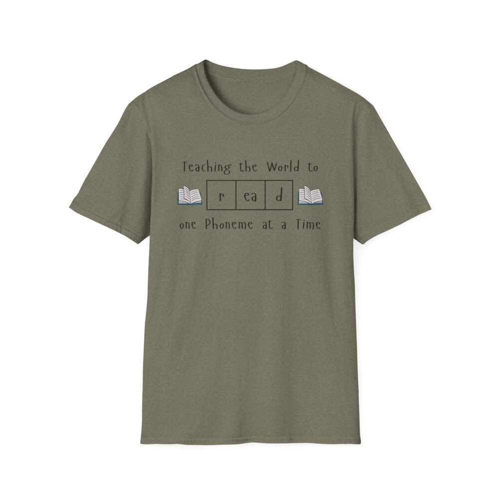 Teaching the World to "Read" One Phoneme at a Time - Unisex Soft style T-Shirt - Image 17