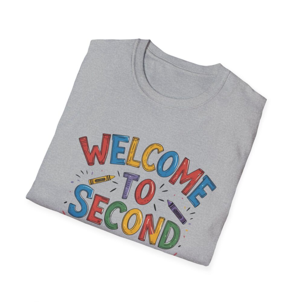 Welcome to Second Grade - Unisex Soft style T-Shirt - Image 16