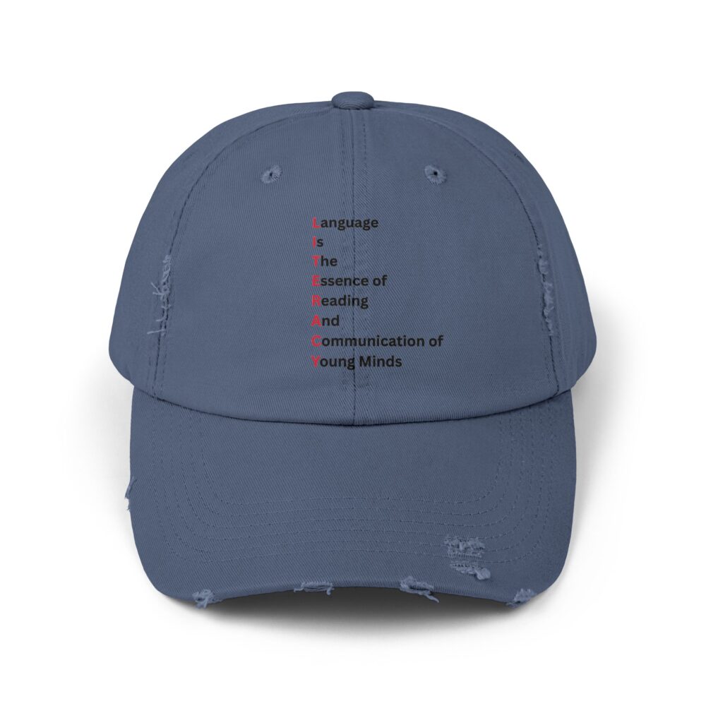 LITERACY, Unisex Adjustable Baseball Cap - Image 9
