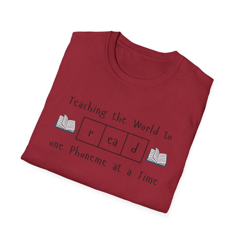 Teaching the World to "Read" One Phoneme at a Time - Unisex Soft style T-Shirt - Image 64
