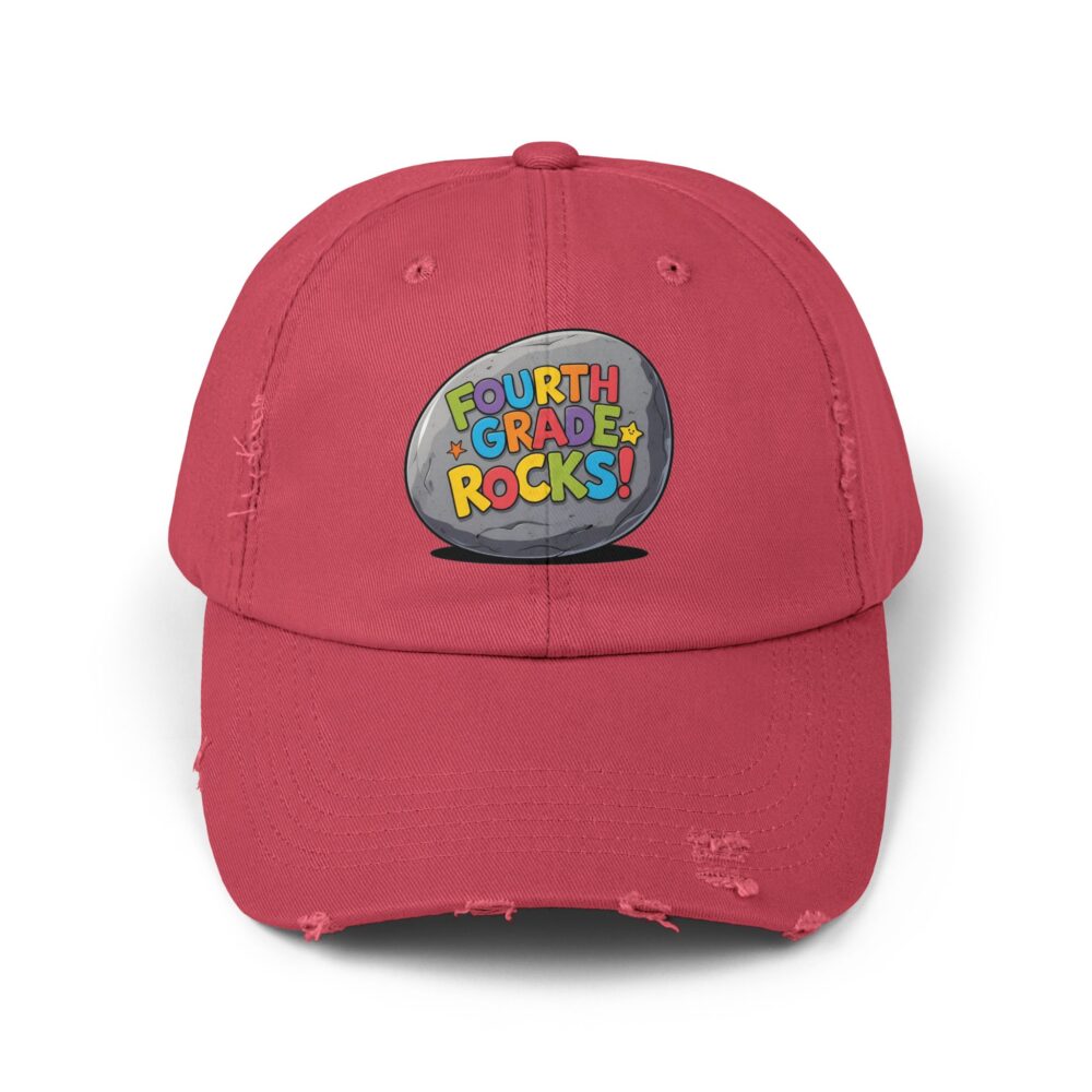 Fourth Grade Rocks, Unisex Adjustable Baseball Cap - Image 29