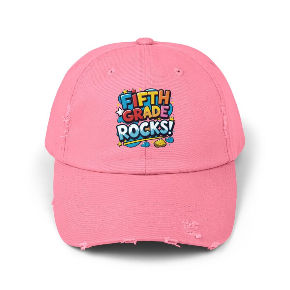 Fifth Grade Rocks, Unisex Adjustable Baseball Cap - Image 25