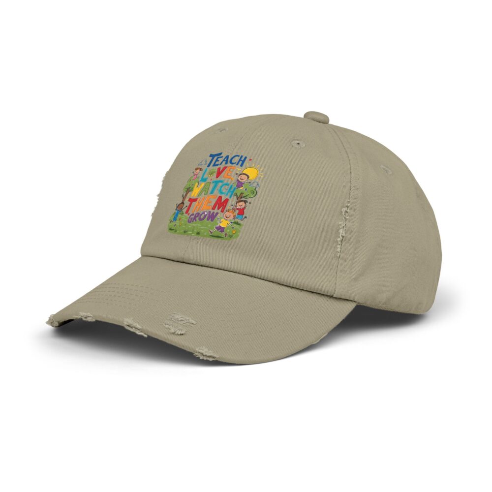 Teach Love Watch Them Grow - Unisex Adjustable Baseball Cap - Image 10