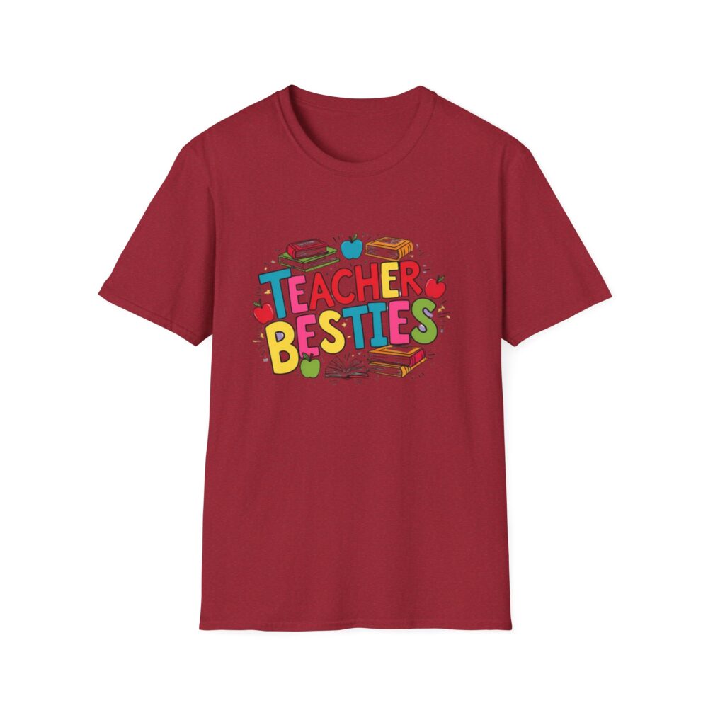 Teacher Besties - Unisex Soft style T-Shirt - Image 57