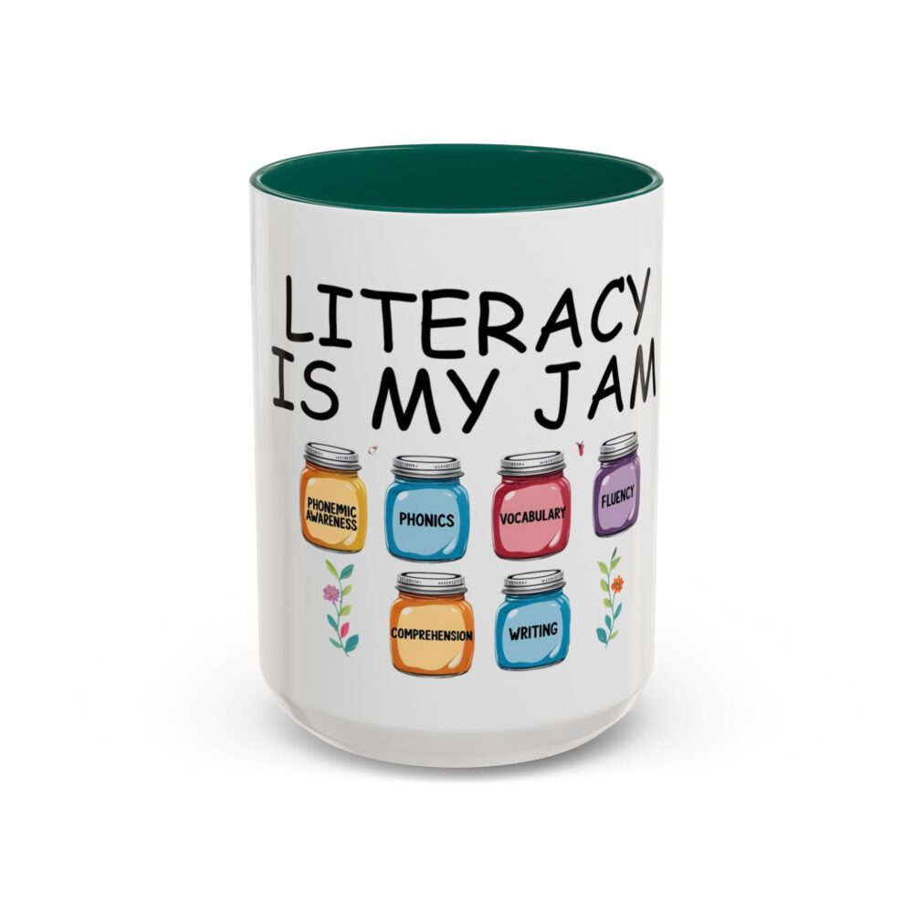 Literacy is My Jam - Colorful Mugs (11oz, 15oz) - Image 37