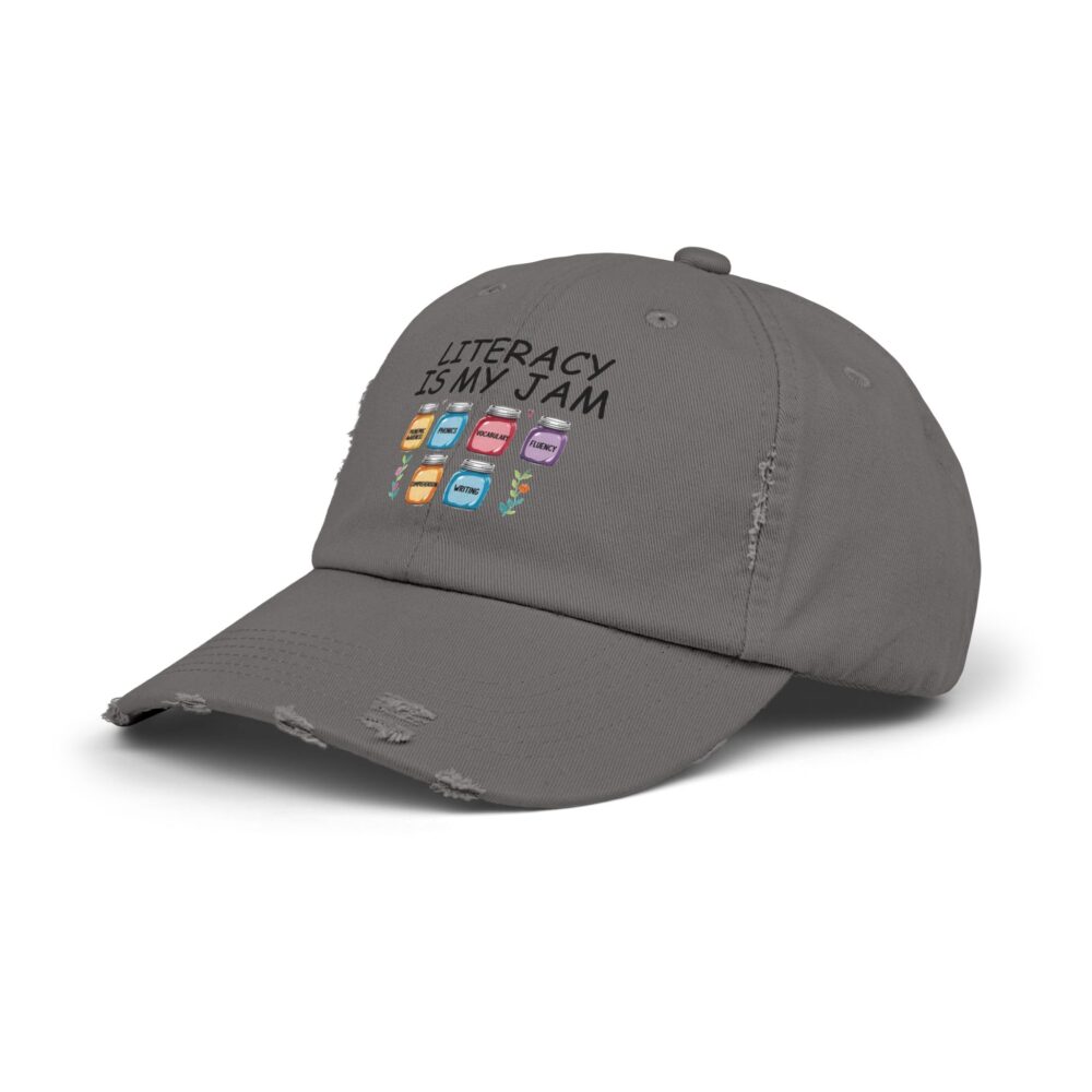 Literacy is My Jam - Unisex Adjustable Baseball Cap - Image 18