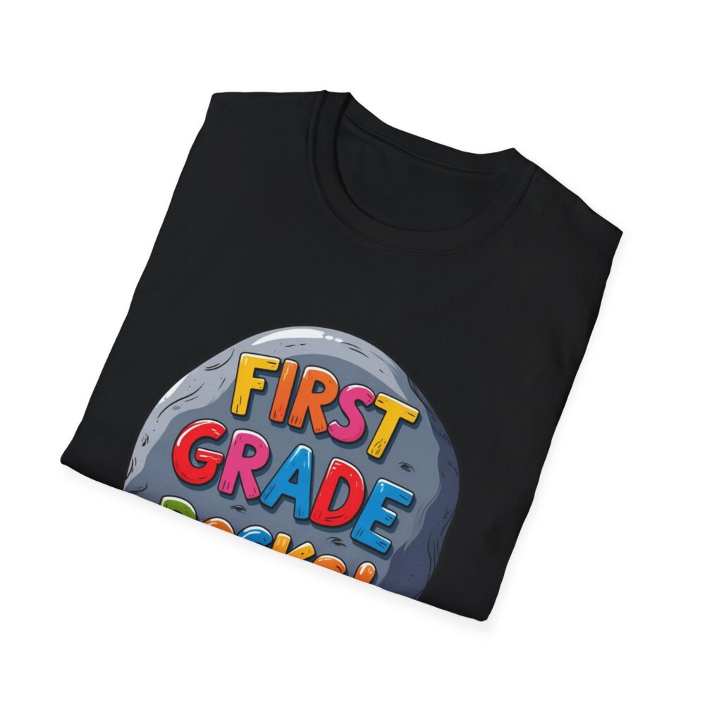 First Grade Rocks - Unisex Soft style T-Shirt - Image 8