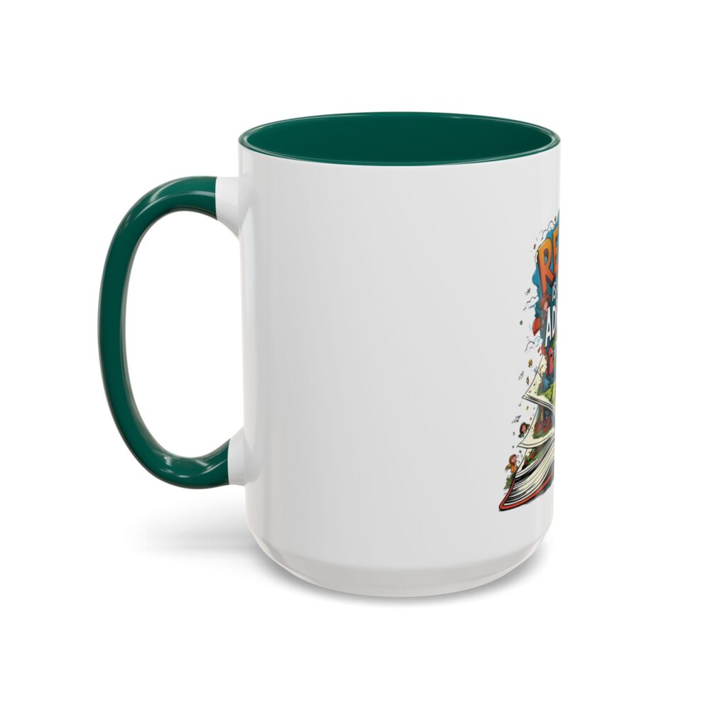 Reading is a Ticket to Adventure - Colorful Mugs (11oz, 15oz) - Image 40