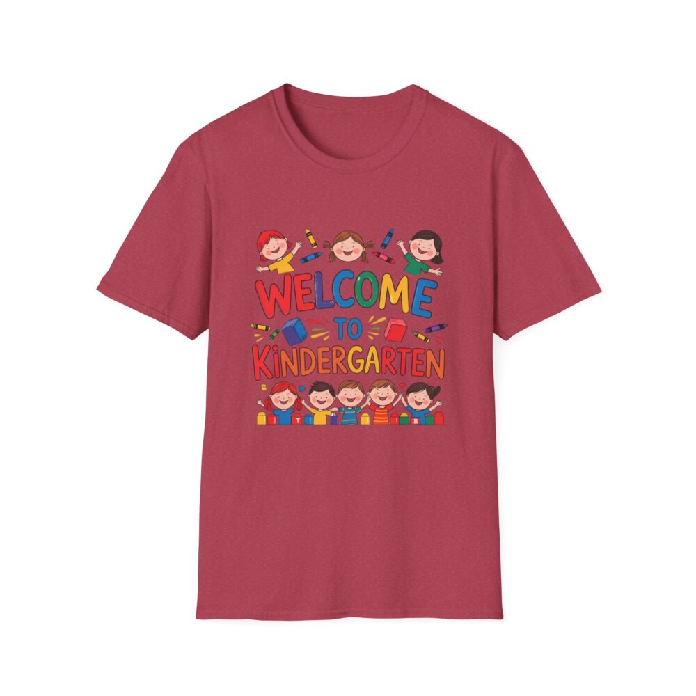 Welcome to Kindergarten - Unisex Soft style T-Shirt - Image 49