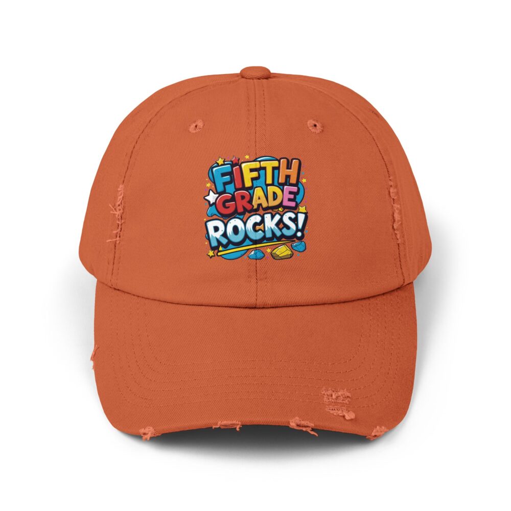 Fifth Grade Rocks, Unisex Adjustable Baseball Cap - Image 9