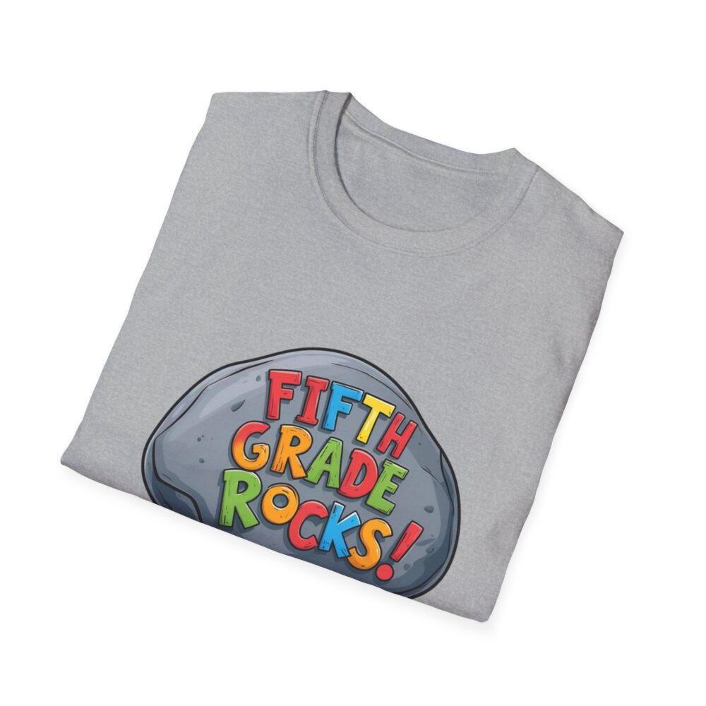 Fifth Grade Rocks - Unisex Soft style T-Shirt - Image 16