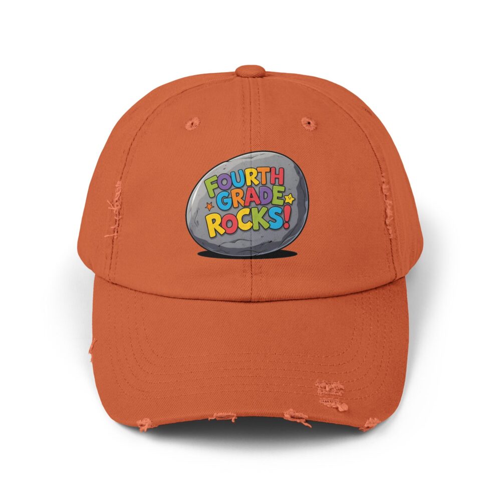 Fourth Grade Rocks, Unisex Adjustable Baseball Cap - Image 9