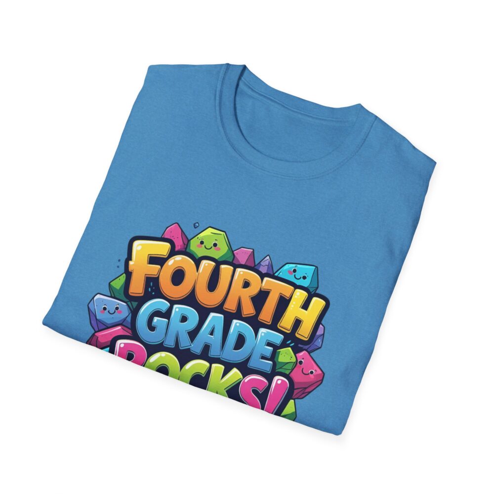 Fourth Grade Rocks - Unisex Soft style T-Shirt - Image 24