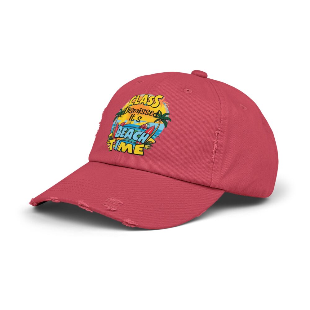 Class Dismissed It is Beach Time - Unisex Adjustable Baseball Cap - Image 30