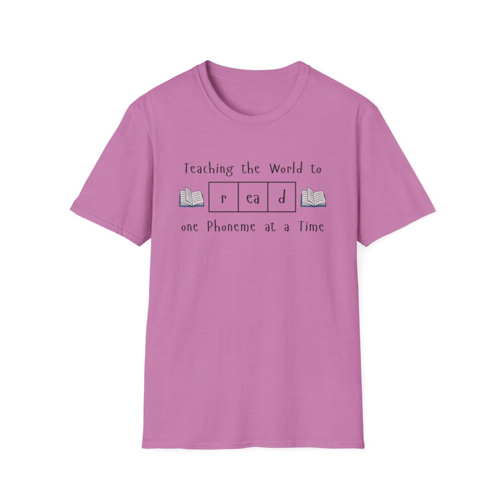 Teaching the World to "Read" One Phoneme at a Time - Unisex Soft style T-Shirt - Image 49