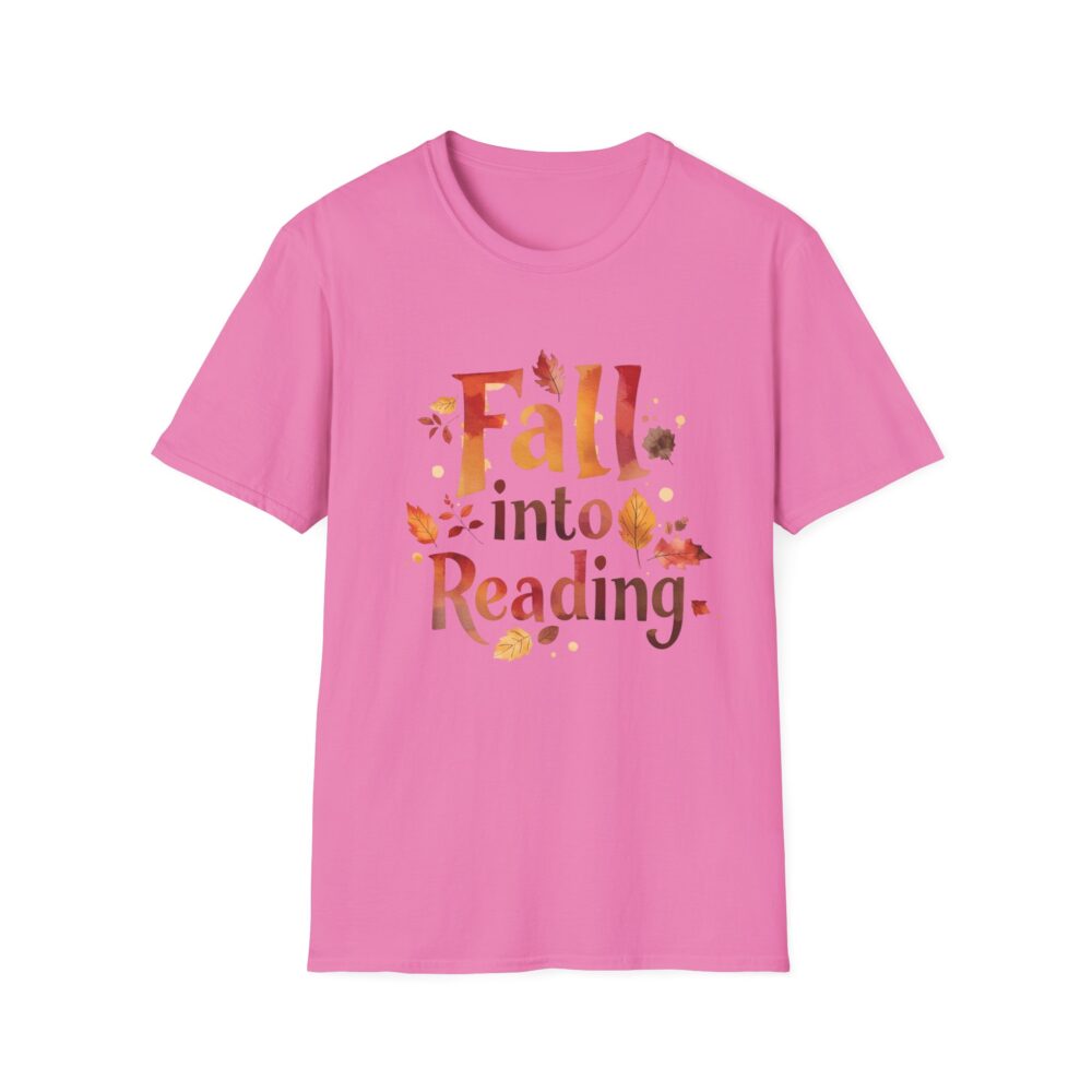 Fall Into Reading-Unisex Soft style T-Shirt - Image 57
