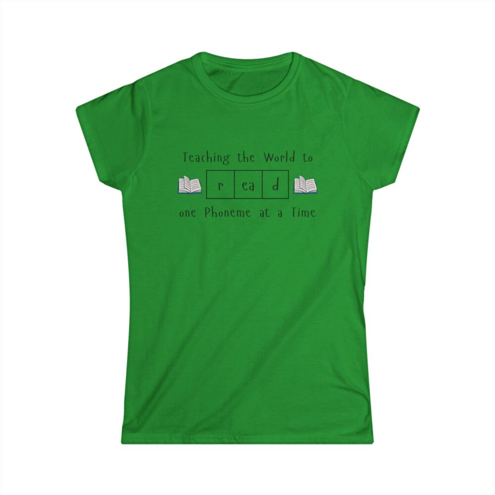 Teaching the World to "Read" One Phoneme at a Time - Women's Soft style t-shirt - Image 10