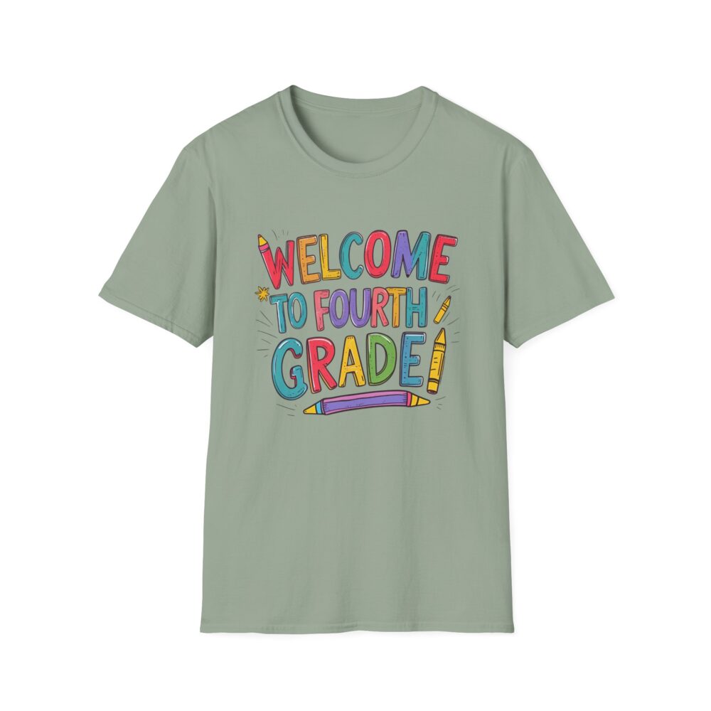 Welcome to Fourth Grade - Unisex Soft style T-Shirt - Image 17