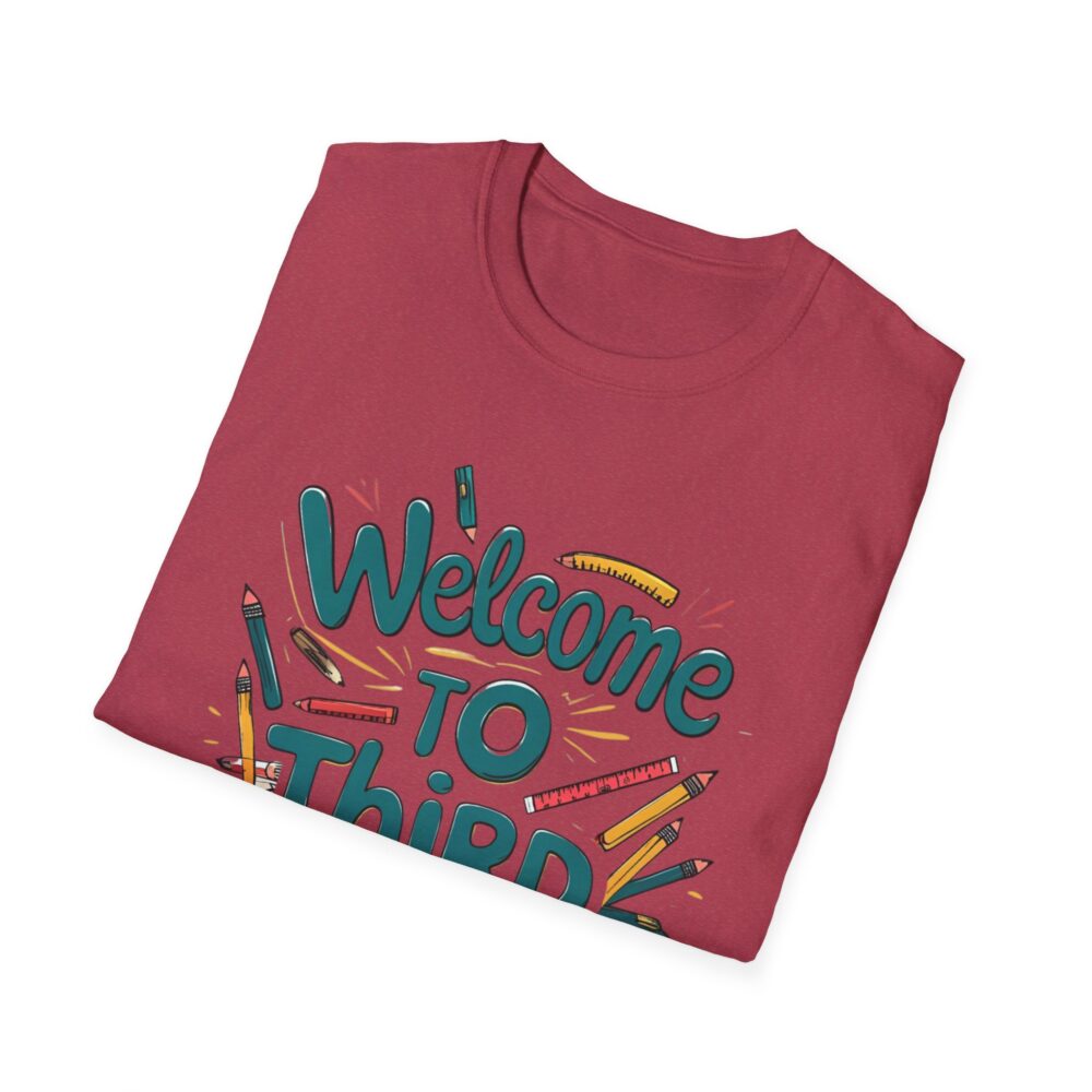 Welcome to Third Grade - Unisex Soft style T-Shirt - Image 56